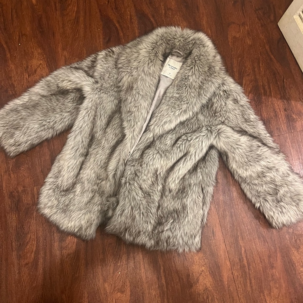Faux fur coat